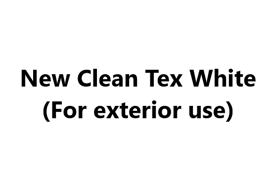 Water-based Paint - New Clean Tex White (For exterior use)