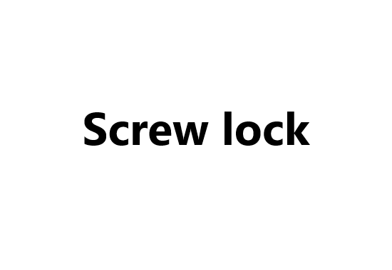 Screw lock