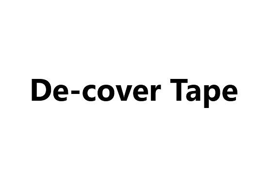 De-cover Tape