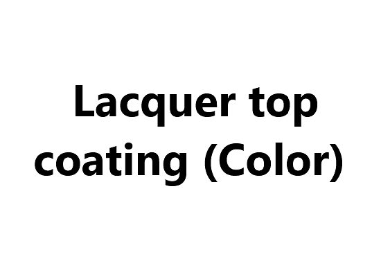 Wood Paint - Lacquer top coating (Color)