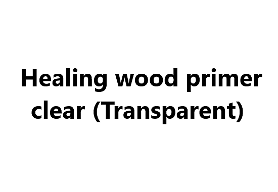 Wood Paint - Healing wood primer clear (Transparent)