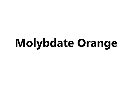 Inorganic Pigment - Molybdate Orange