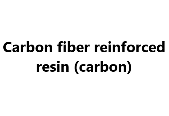 Carbon fiber reinforced resin