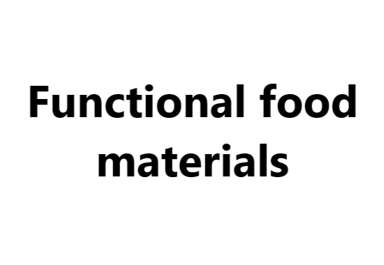 Functional food materials