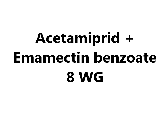 Insecticide - Acetamiprid + Emamectin benzoate 8 WG