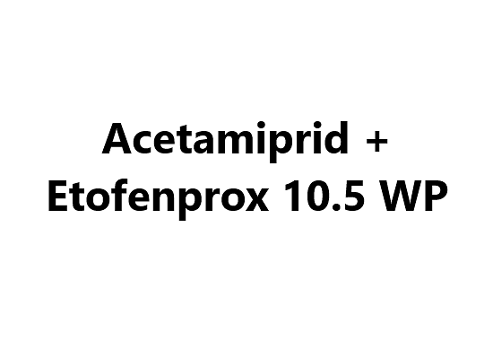 Insecticide - Acetamiprid + Etofenprox 10.5 WP