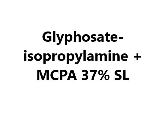 Herbicide - Glyphosate-isopropylamine + MCPA 37% SL