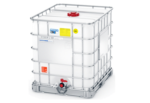 IBC container (liquid object storage, loading and packaging container)