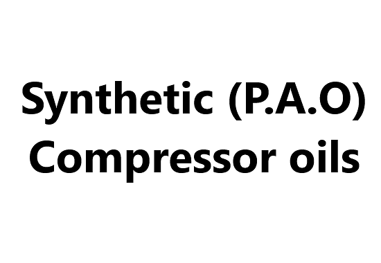 Synthetic (P.A.O) Compressor oils