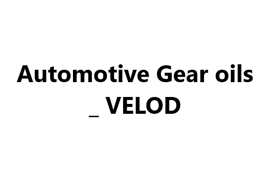 Automotive Gear oils _ VELOD