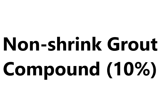 Non-shrink Grout Compound (10%)