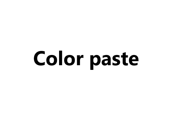 Color paste