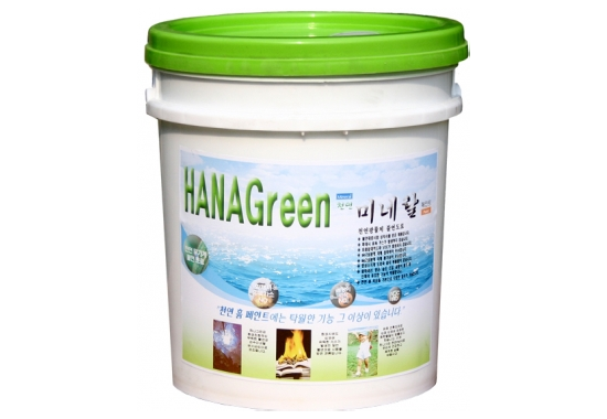 Hana green mineral soil paint