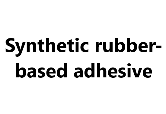 Synthetic rubber-based adhesive