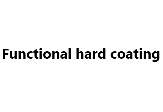 Functional hard coating