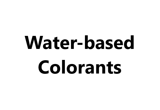 Water-based Colorants