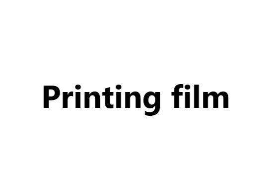 Printing film