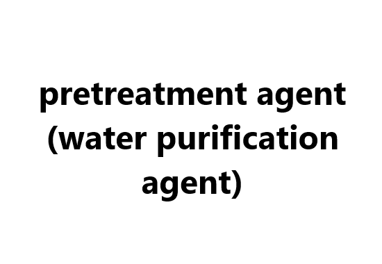 Surfactants for fibers: pretreatment agent (water purification agent)