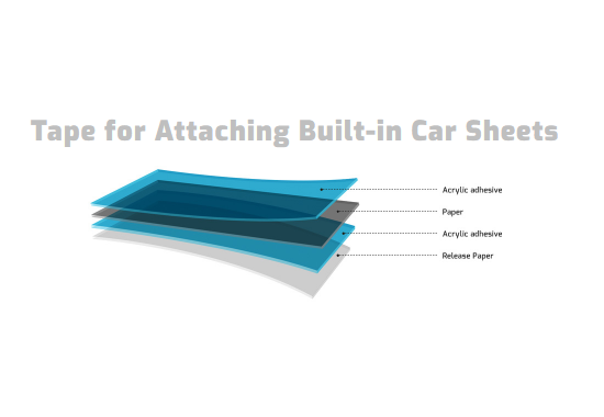 Tape for Attaching Built-in Car Sheets