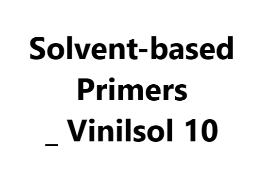 Solvent-based Primers _ Vinilsol 10