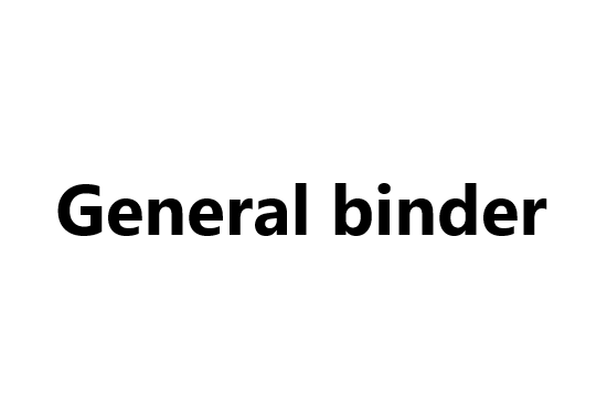 Binder: general
