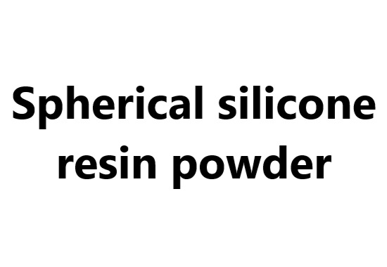 Spherical silicone resin powder
