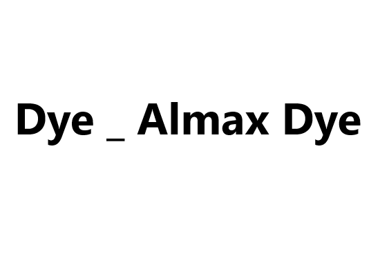 Dye _ Almax Dye