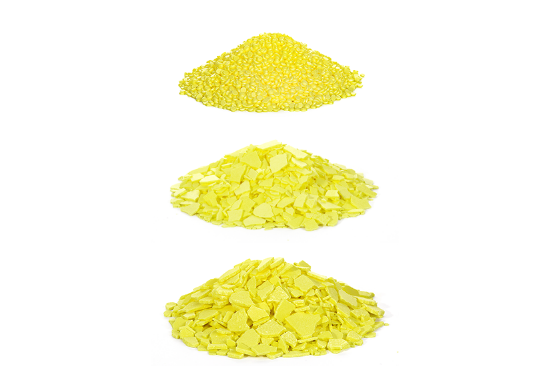 Fertilizer raw material: solid sulphur