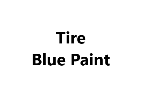 Tire Blue Paint