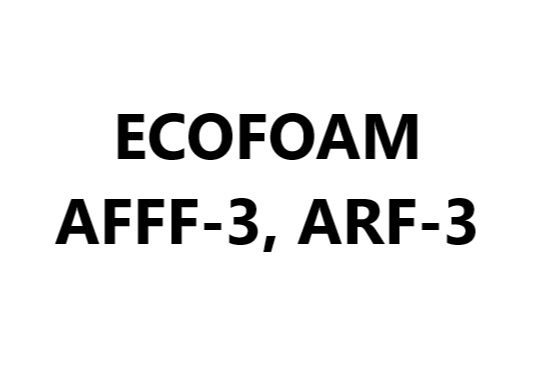Foam Extinguishing Agents _ ECOFOAM AFFF-3, ARF-3