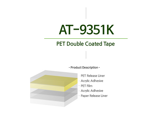 PET double coated tape