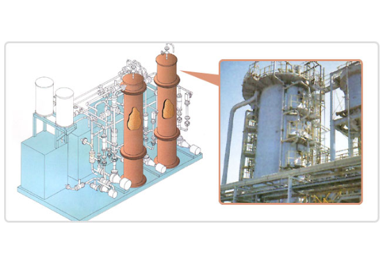 Advanced treatment system of waste water containig fluorine